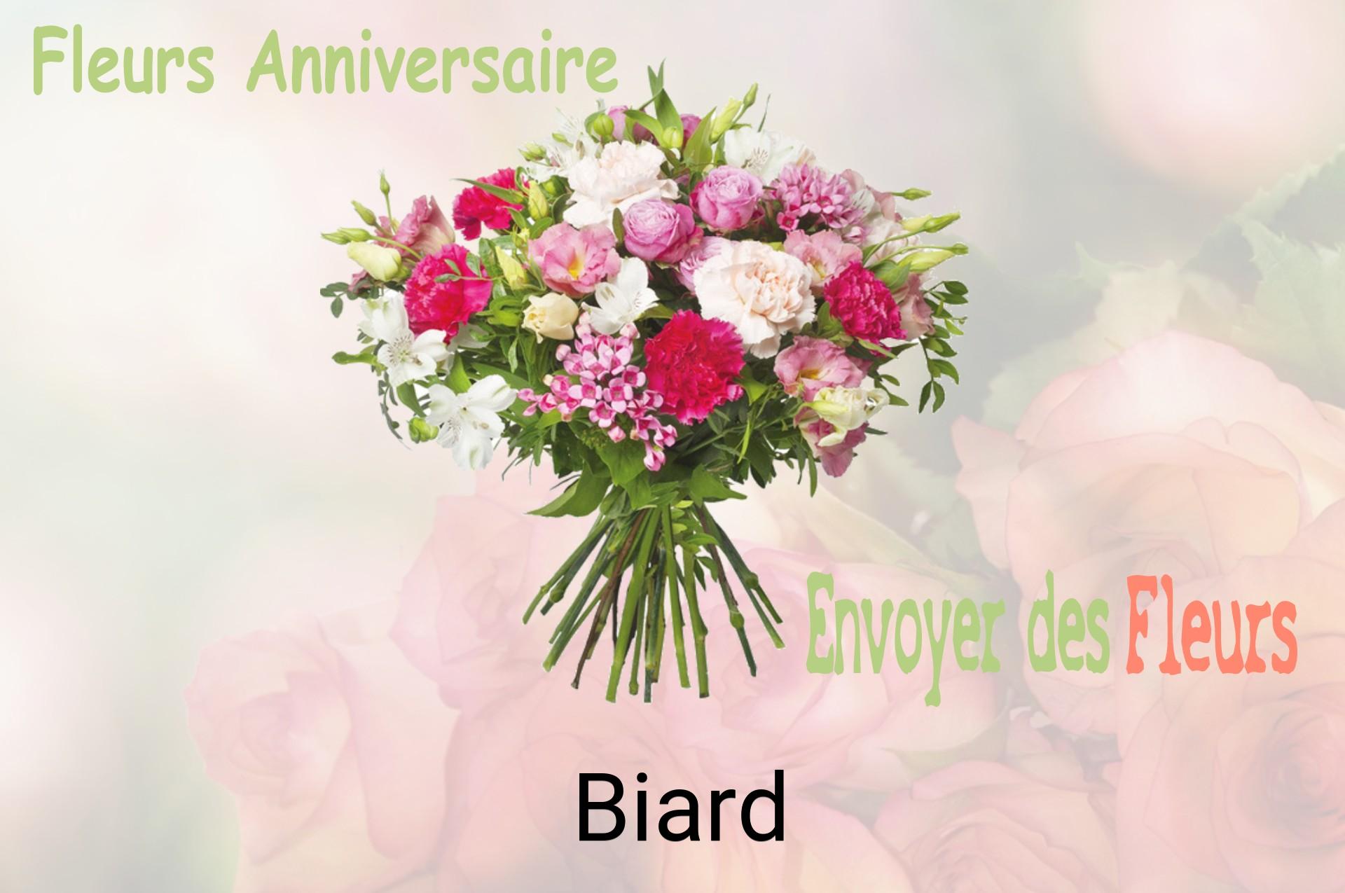 Bouquet de fleurs d’anniversaire livré à Biard